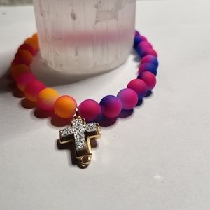 A beautiful woman charm bracelet